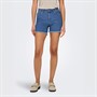 Only Damen Jeansshorts Mittel Blau Jeans