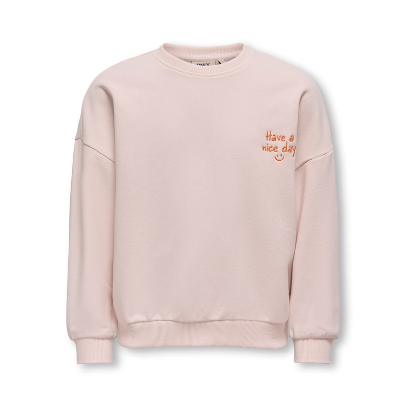 Only Piger Anni Oversized Sweatshirt Mauve Chalk