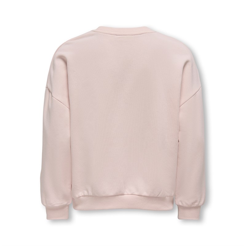 Only Piger Anni Oversized Sweatshirt Mauve Chalk