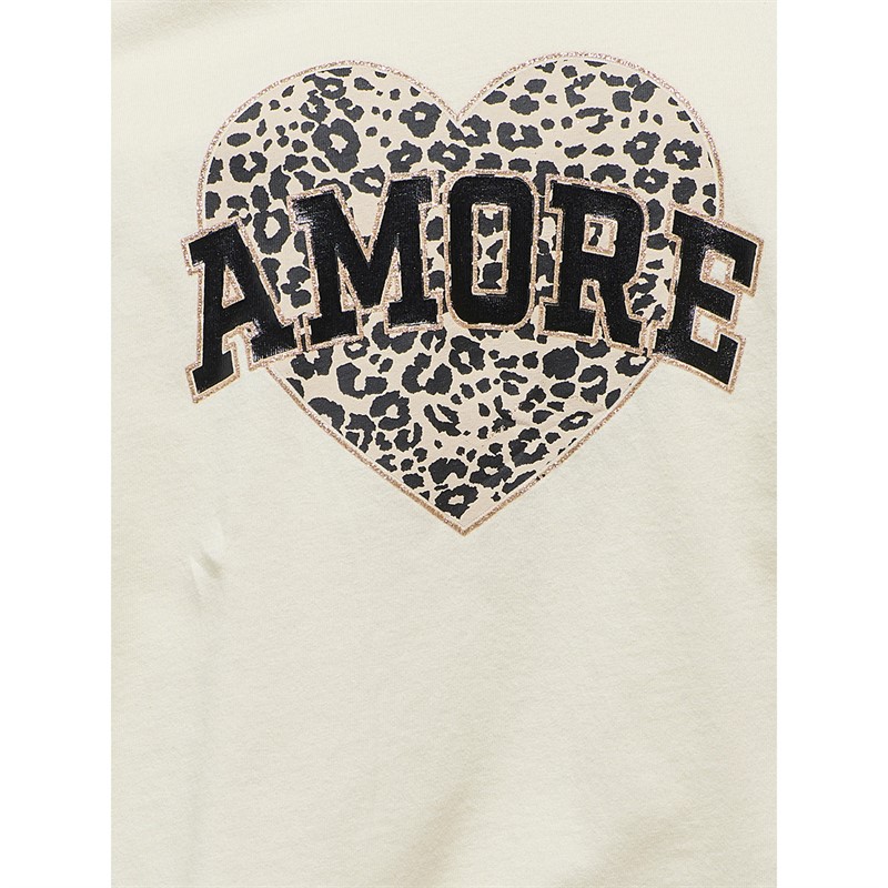 Only Mädchen Lucy Life T-Shirt Birch