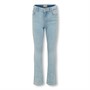 Only Piger Rosa Flared Denim Jeans Light Blue Denim