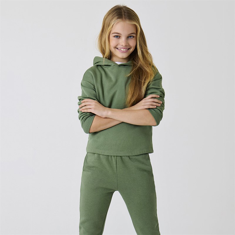 Only Meisjes Favoriete Hoodie Hedge Green