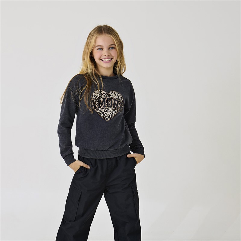 Only Mädchen Runa Sweatshirt Phantom