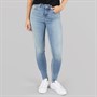 Only Womens Mid Waist Skinny Jeans Medium Blue Denim