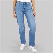 Only Womens Jane Straight Leg Jeans Medium Blue Denim