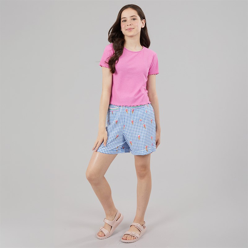 Only Piger Nella T-shirt Super Pink