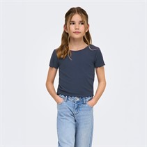 Only T-shirt Nella dla dziewczynki kolor Ombre Blue