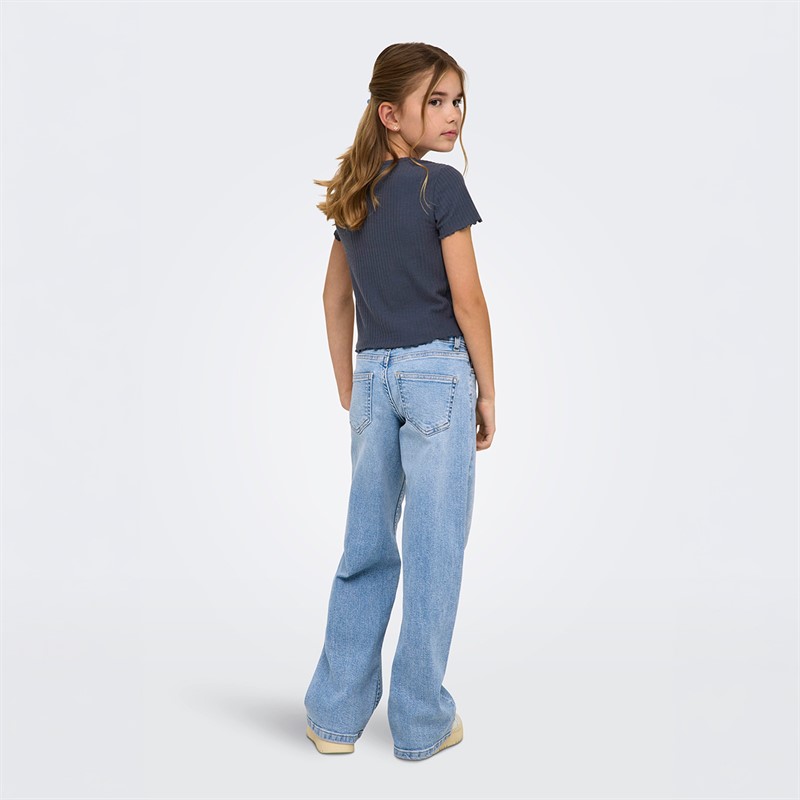Only T-shirt Nella dla dziewczynki kolor Ombre Blue