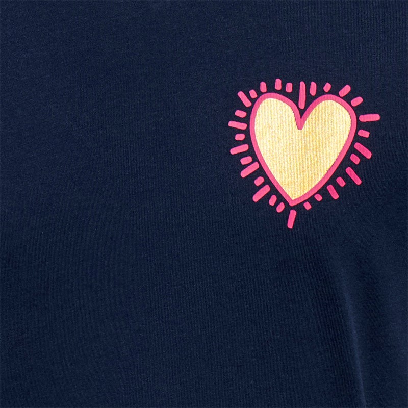 Only Lany-nina T-shirt dla dziewczynki kolor Navy Blazer