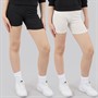 Only Piger Clare To Pak Cykel Shorts Mauve Chalk