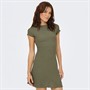 Only Damen Bill Kurzarm Kleid Mermaid
