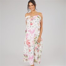 Only Womens Milla Strap Maxi Dress Cloud Dancer
