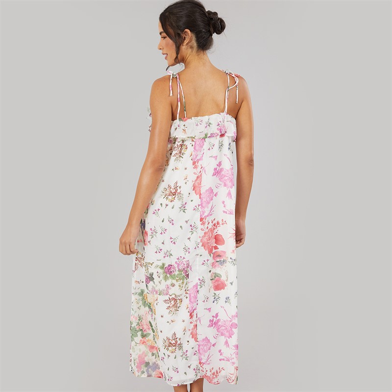 Only Womens Milla Strap Maxi Dress Cloud Dancer