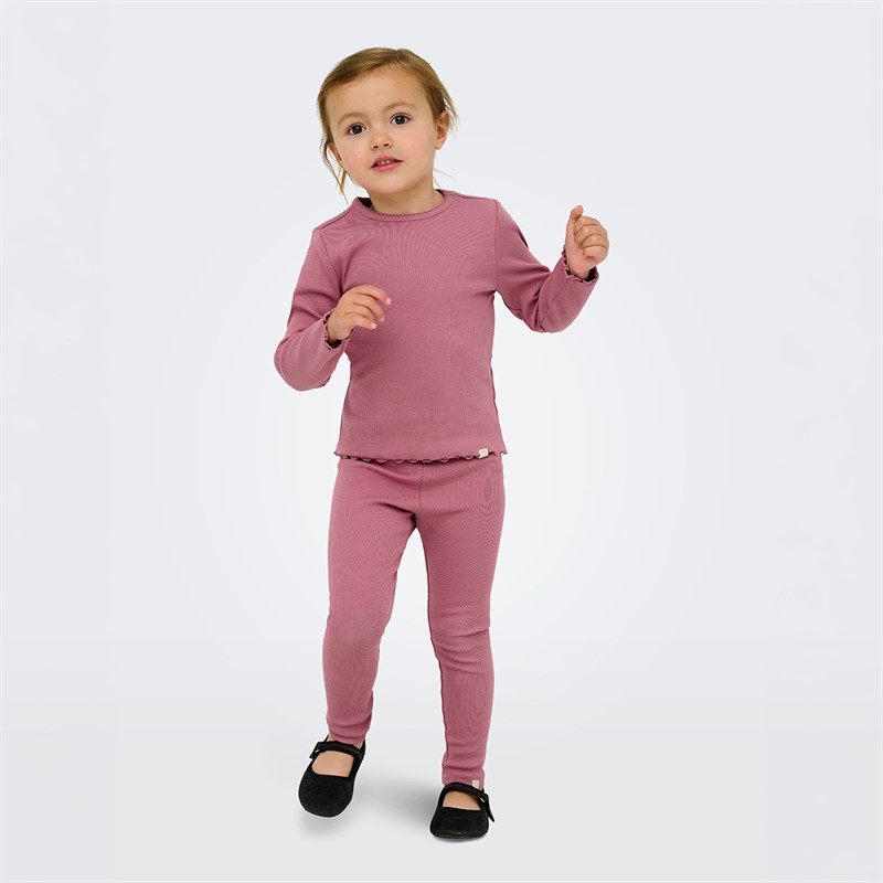 Only Girls Mini Trinny Top Heather Rose