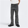 Only Girls Mini Rain Flared Jeans Medium Grey Denim