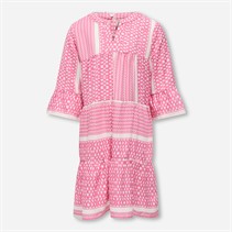 Only Girls Alberte Life Dress Fuchsia Pink