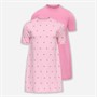 Only Girls Mini Rila Two Pack Nightwear Dress Romance Rose