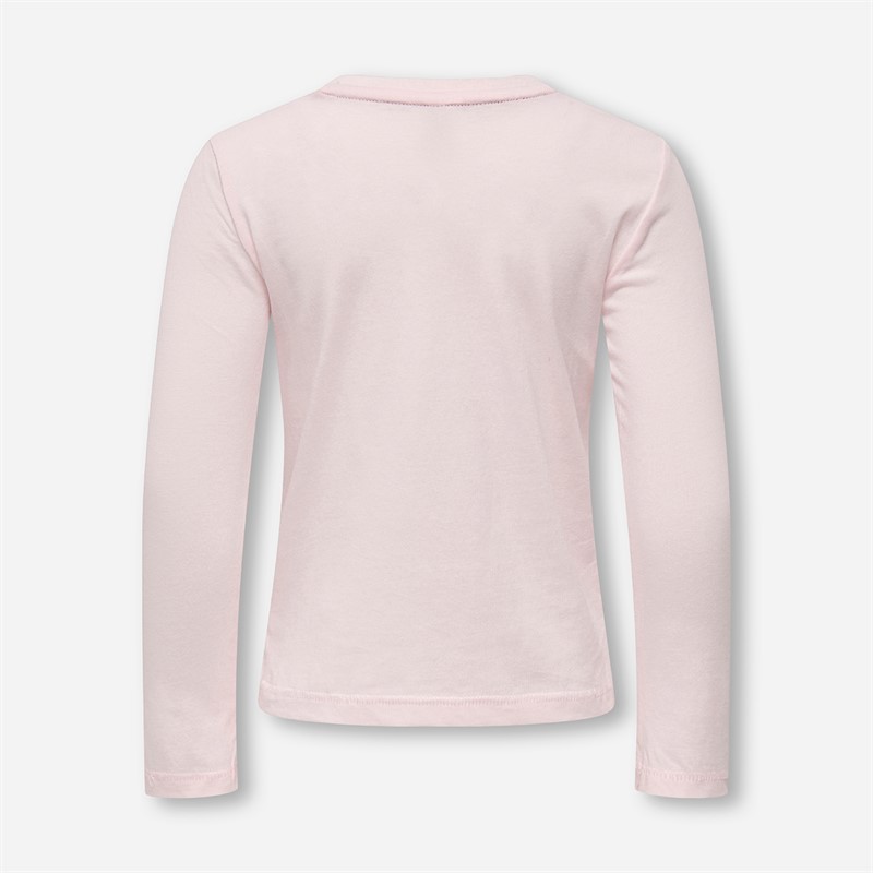 Only Girls Mini Lova Life T-Shirt Barely Pink