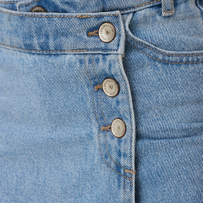 Only Girls Jenny Denim Skort Light Blue Denim