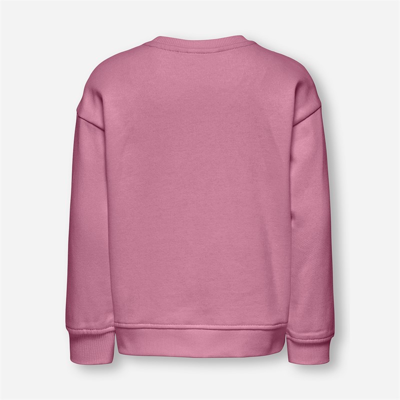 Only Girls Mini Gerbara Life Sweasthirt Mauve Orchid
