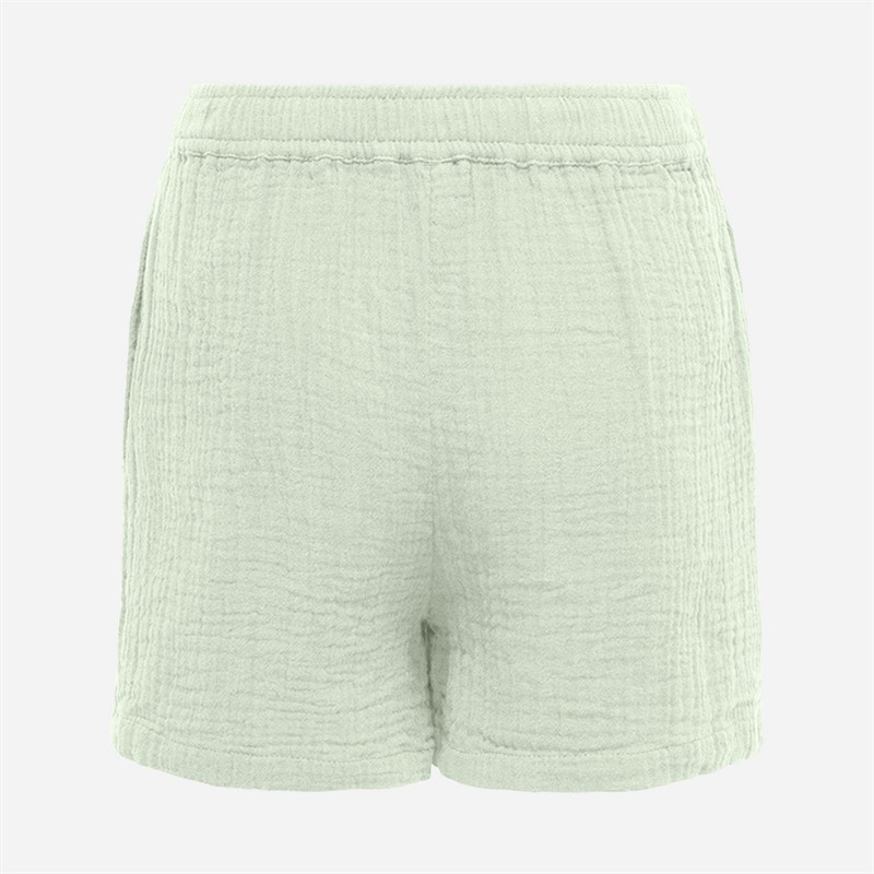 Only Girls Thyra Life String Shorts Aqua Foam