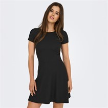 Only Womens Casi Cutline Dress Black