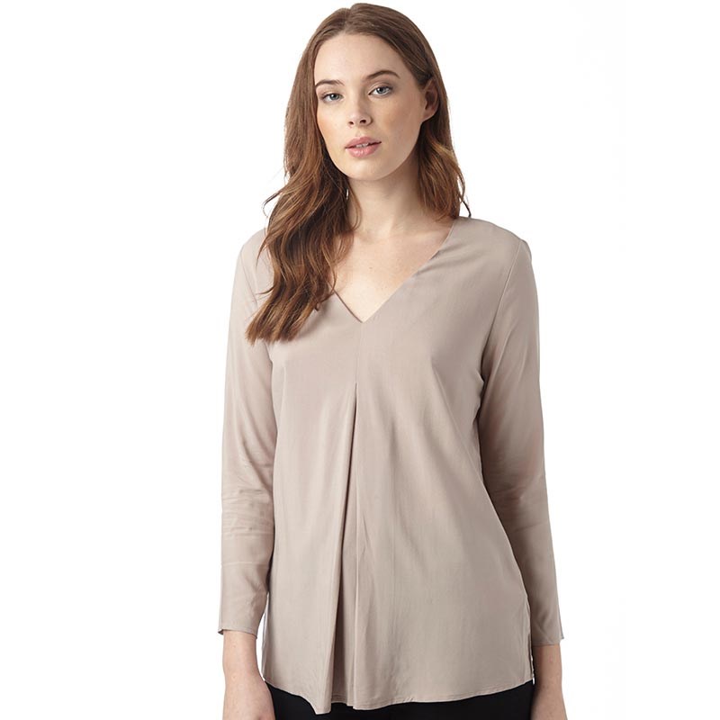 Only Womens Nova V-Neck 3/4 Sleeve Top Etherea Only Womens Nova V-Neck 3/4 Sleeve Top Etherea