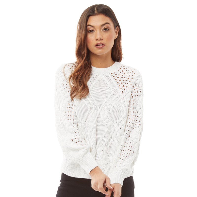 pullover damen ecru