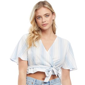 Only Dames Frida Life Blouse Met Korte Mouwen Wit only kopen in de aanbieding