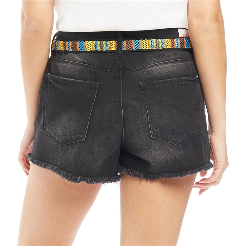 Buy Only Womens Divine Mini Belt Shorts Black