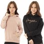 Pindydoll Girls Nicky Pack Of Two Hoodies Black/Misty Rose