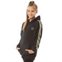 Pindydoll Girls Pixie Glitter Stripe Hoodie Black