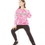 Pindydoll Girls Sahara Hoodie And Leggings Set Pink Tie Dye/Black AOP Legging