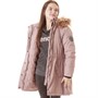 Pindydoll Girls Faith Micro Parka Jacket Dusky Rose
