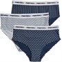 Pindydoll Girls Ariel Three Pack Briefs Navy/White/Navy