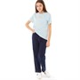 Pindydoll Girls Brie T-Shirt And Wide Leg Jeans Co-Ord Set Blue/Dark Blue