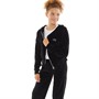 Pindydoll Girls Girls Katie Velour Lounge Set Jet Black