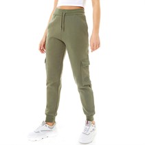 Pindydoll Womens Adele Slim Fit Cargo Joggers Khaki