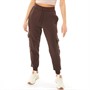Pindydoll Womens Adele Slim Fit Cargo Joggers Brown