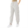 Pindydoll Womens Chrissy Loose Fit Cargo Joggers Grey Marl