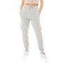 Pindydoll Womens Adele Slim Fit Cargo Joggers Grey Marl