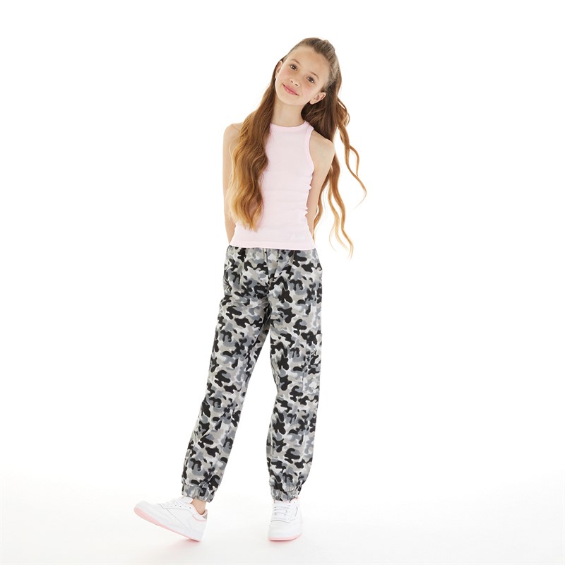 Pindydoll Girls Rib Vest And Cargos Set Pink/Multi