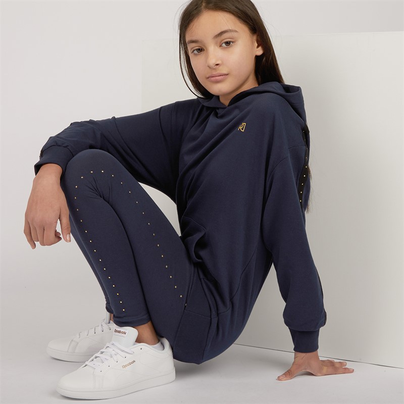 Buy Pindydoll Girls Alexie Hoodie And Leggings Tracksuit Dark Navy