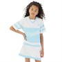 Pindydoll Girls Skylar Oversized Dress Polar Wind/White