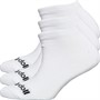 Pindydoll Womens Meg Three Pack No Show Trainer Liner Socks White