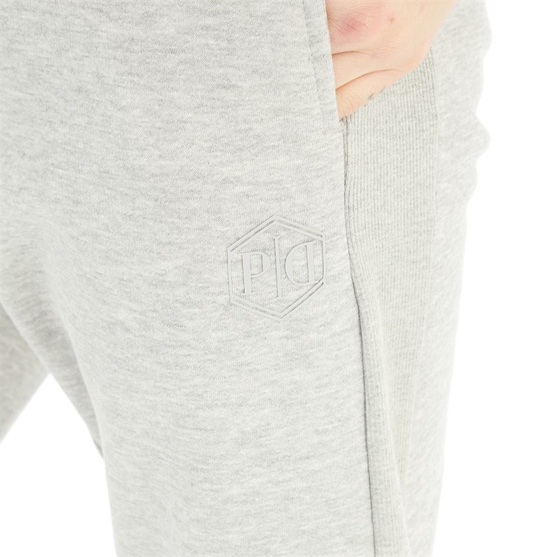 Pindydoll Womens Realm Slim Fit Joggers Grey Marl