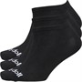 Pindydoll Womens Meg Three Pack No Show Trainer Liner Socks Black