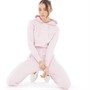 Pindydoll Womens Oleana Two Piece Cropped Hoodie And Joggers Set Lilac Gray
