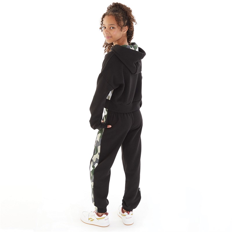 Pindydoll Girls Lola Tracksuit Black/Camo