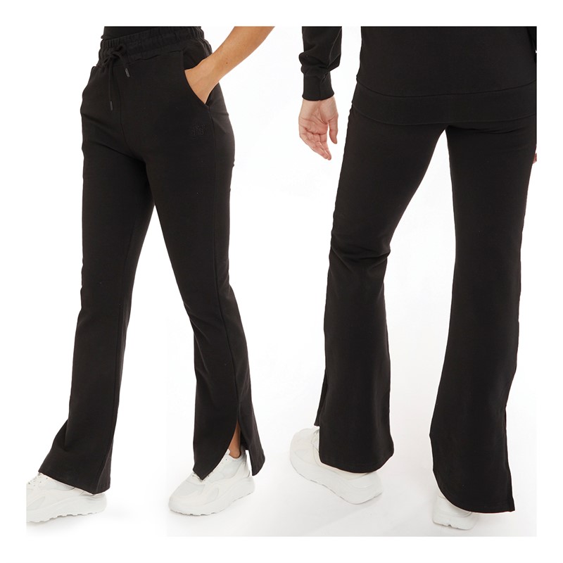 Pindydoll Womens Sierra Lounge Jacket Vest And Pants Set Black